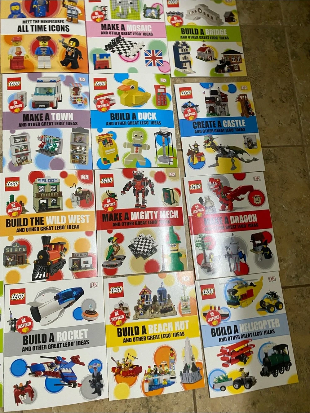 My LEGO World Collection Box Set 24 of 25 Books (Vol 1 Missing) Build Ideas